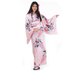 Japanese Kimono Yukata Light Pink XK74-MA